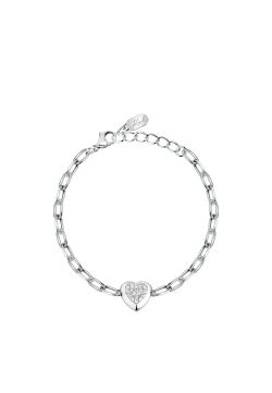 Pulsera Acero Karl Lagerfeld Mujer KLAYD15 Corazón Circonitas