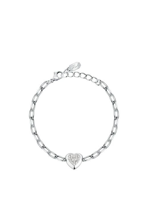 Pulsera Acero Karl Lagerfeld Mujer KLAYD15 Corazón Circonitas