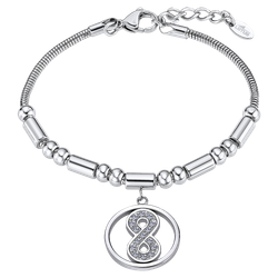 Pulsera Acero Lotus Style Mujer LS2464-2/1 Infinito Circonitas