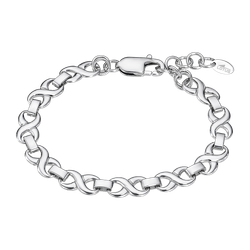 Pulsera Acero Lotus Style Mujer LS2578-2/1 Eslabones Infinito