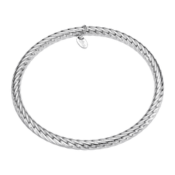 Pulsera Acero Lotus Style Mujer LS2583-2/1 Rígida Relieve