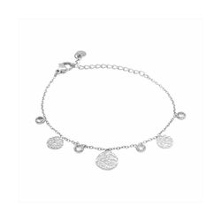 Pulsera Acero Mujer B26159 Círculos En Brillo 16cm