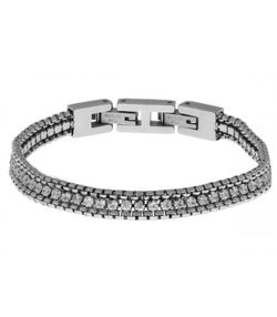 Pulsera Acero Mujer Liska CH071BR-B Cadena Circonitas