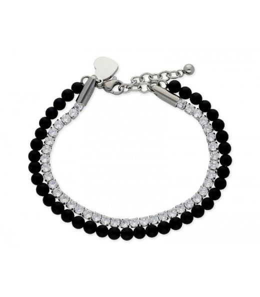 Liska Damen-Armband aus Stahl mit natürlichen Zirkoniasteinen RIM06