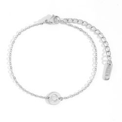 Pulsera Acero Mujer PSL0078RHC Letra C