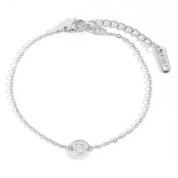 Pulsera Acero Mujer PSL0078RHD Letra D