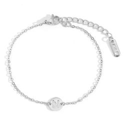 Pulsera Acero Mujer PSL0078RHN Letra N