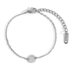 Pulsera Acero Mujer PSL0078RHQ Letra Q