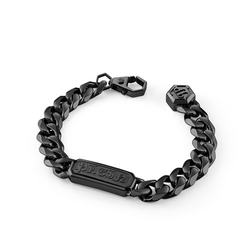 Pulsera Acero Negro Hombre Philipp Plein PJTEA08BS Tallado Plein