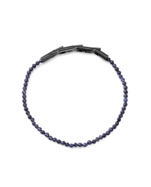 Pulsera Acero Negro Viceroy Hombre 14351P09013 Piedras Zafiro Naturales