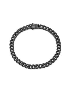 Pulsera Acero Negro Viceroy Hombre 15203P01010 Circonitas Negras