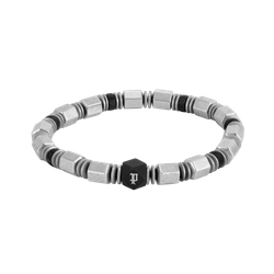Pulsera Acero - Piedras Minerales Police PEAGB0083402 Logo Police