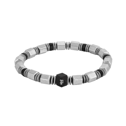 Pulsera Acero - Piedras Minerales Police PEAGB0083402 Logo Police