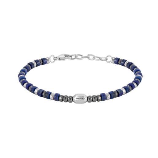 Pulsera Acero - Piedras Minerales Police PEAGB0083801 Logo Police