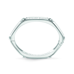 Pulsera Acero Plateado Mujer Philipp Plein PJ1EA01BS Rígida Frase Philipp Plein Grabada