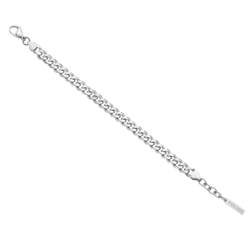 Pulsera Acero Police PEAGB0006602 Placa Pulida En Brillo