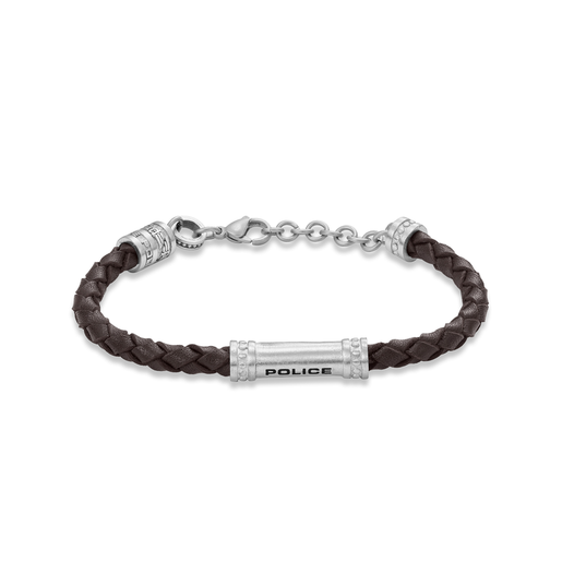 Pulsera Acero Police PEAGB0035009 Logo Police Troquelado