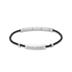 Pulsera Acero Police PEAGB0040602 Logo Police Troquelado