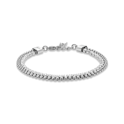 Pulsera Acero Police PEAGB0041502 Eslabones Pulidos En Brillo