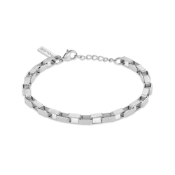 Pulsera Acero Police PEAGB0041801 Eslabones En Brillo