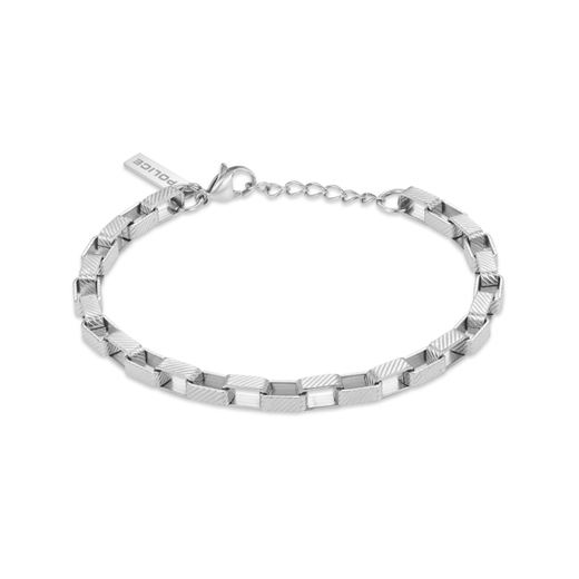 Pulsera Acero Police PEAGB0041801 Eslabones En Brillo