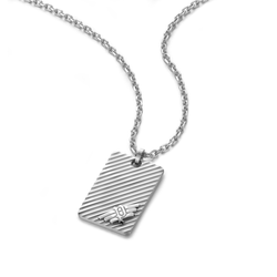 Pulsera Acero Police PEAGN0033303 Placa C. Logo Police