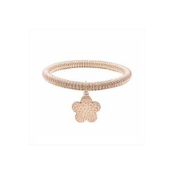 Pulsera Acero Rosa B15629 Flor Rosa