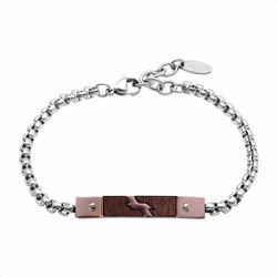 Pulsera Acero Rosa B23058 Esclava Rosa
