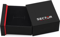 Pulsera Acero Sector Hombre SANN51 Eslabones Cristales Azules