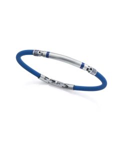 Pulsera Acero-Silicona Azul Viceroy Hombre 14303P01013 Detalle Acero