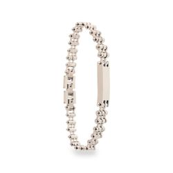 Pulsera Acero Sovrani AV0127 Eslabones Placa Lisa