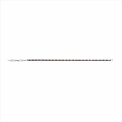 Pulsera Acero Sovrani Mujer J8450 Circonitas Negras Bicolor Rojas 17+3cm