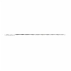 Pulsera Acero Sovrani Mujer J8451 Circonitas Negras Bicolor Blancas 17+3cm