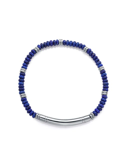 Pulsera Acero Viceroy Hombre 14308P01013 Piedras Naturales Azules