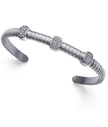 Pulsera Acero Viceroy Mujer 14444P01000 Rígida Abierta C. Circonitas