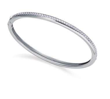 Pulsera Acero Viceroy Mujer 15279P01000 Rígida C. Circonitas