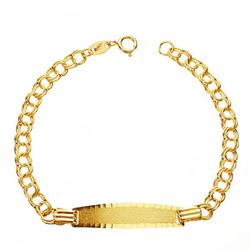 Bracciale bambino in oro 18 kts schiavo ungherese 13 cm 9000051