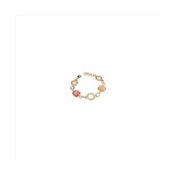 Pulsera Bronce 17+3cm Sovrani J8731 Dorado Cristales Rosa Naranja