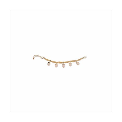 Pulsera Bronce 17+5cm Sovrani J8921 Dorado Piedras Rosa