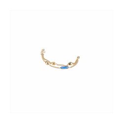 Pulsera Bronce 19+3cm Sovrani J8568 Dorado Piedra Azul