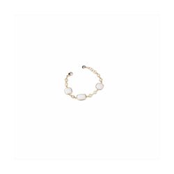Pulsera Bronce Dorado Sovrani Mujer J11582 Cristales blancos 19+3cm