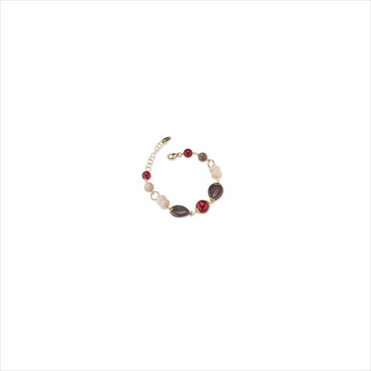 Pulsera Bronce Dorado Sovrani Mujer J11929 Piedras Multicolor 16+5cm