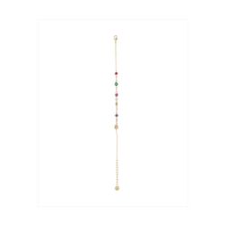 Pulsera Bronce Dorado Sovrani Mujer J12134 Circonitas Multicolor 16+4cm
