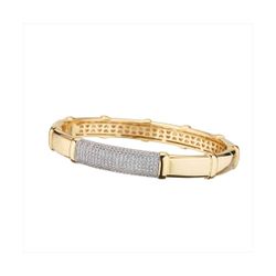 Pulsera Bronce Dorado Sovrani Mujer J12224 Circonitas 6cm