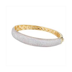 Pulsera Bronce Dorado Sovrani Mujer J12228 Circonitas 6cm