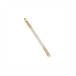 Pulsera Bronce Dorado Sovrani Mujer J12264 Circonitas 18cm