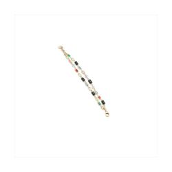 Pulsera Bronce Dorado Sovrani Mujer J12436 Circonitas Multicolor 17+4cm