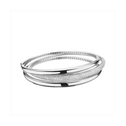 Pulsera Bronce Sovrani Mujer J12227 Rígida C. Circonitas 6cm