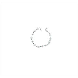 Pulsera Bronce Sovrani Mujer J12617 Perlas & Circonitas Verdes 19+3cm
