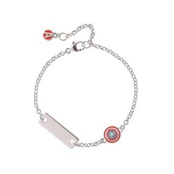 Pulsera Capitan America Plata MAG1009B Capitan America Niño